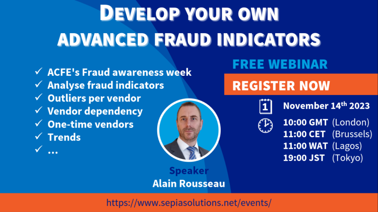 Webinar: Develop your own ADVANCED fraud indicators